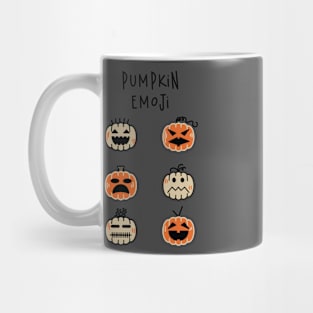 Pumpkin Halloween Emojis! Mug